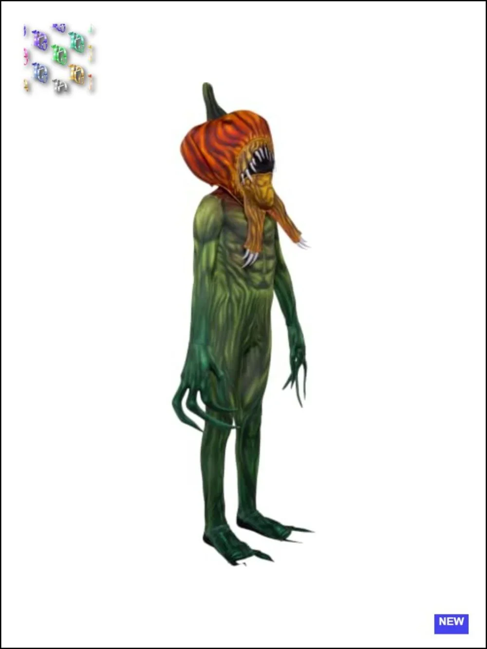 Stranger Things Gourde Horde Youth Zentai Costume Medium 8-10